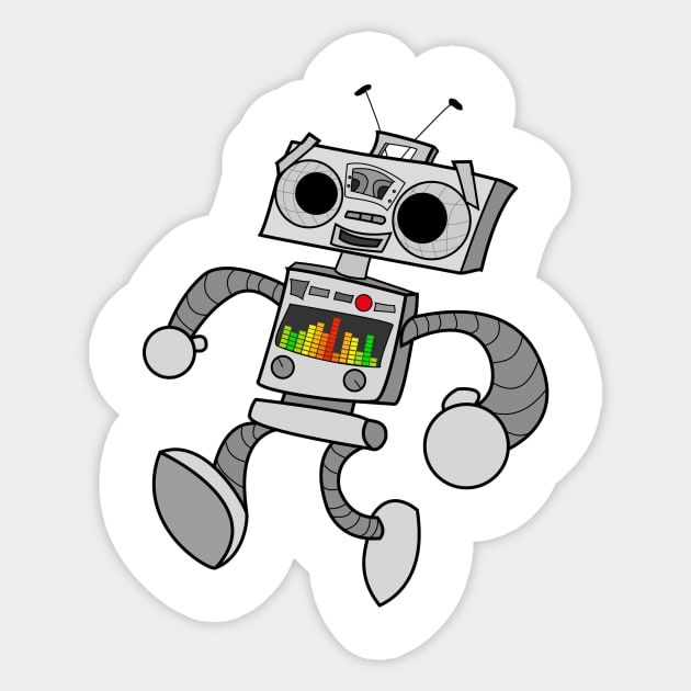 Boom Bot Sticker by GuyCalledMike